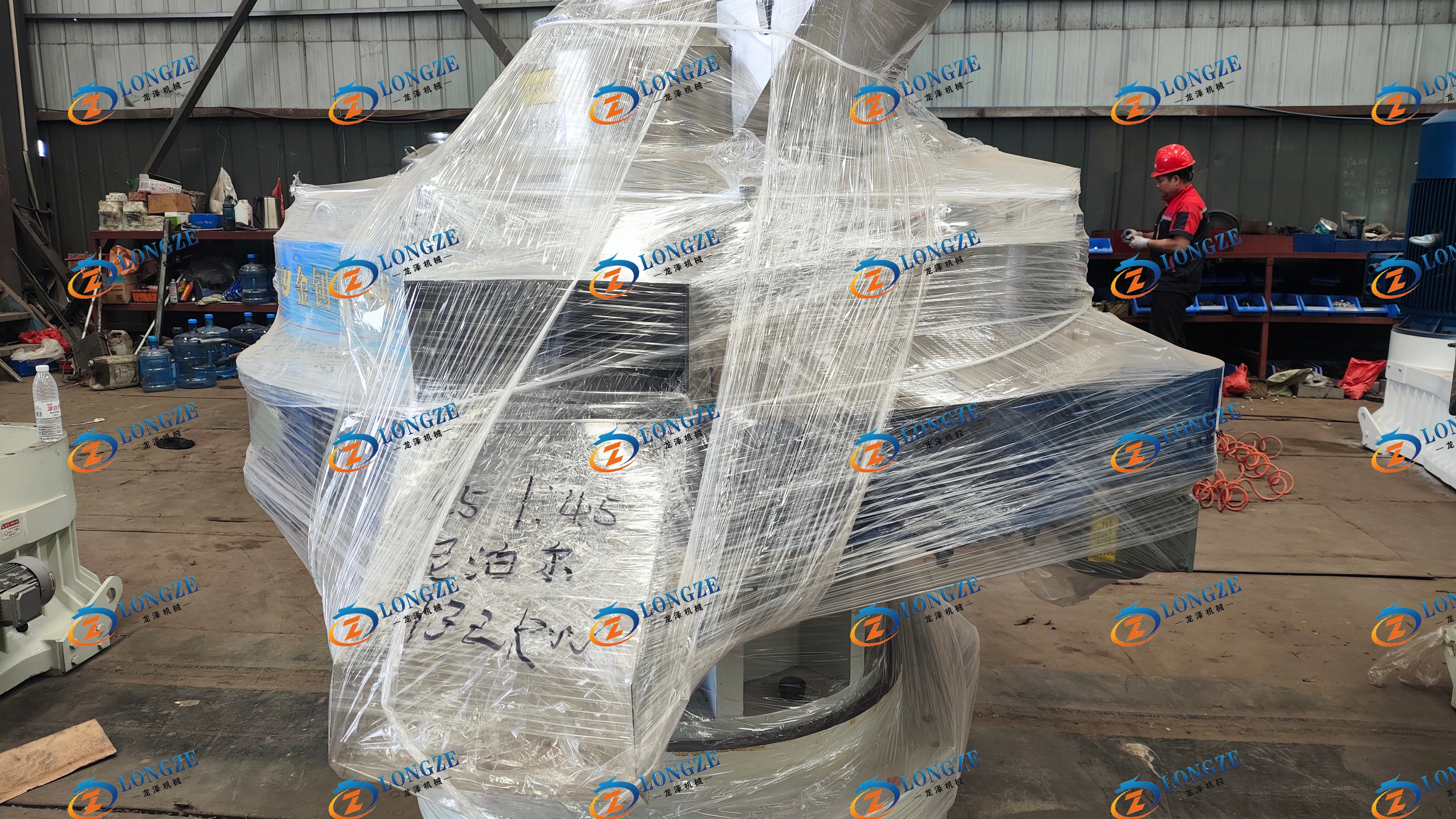Shandong Longze Machinery: 2*XGJ560 Pellet Machines Ready for Shipment
