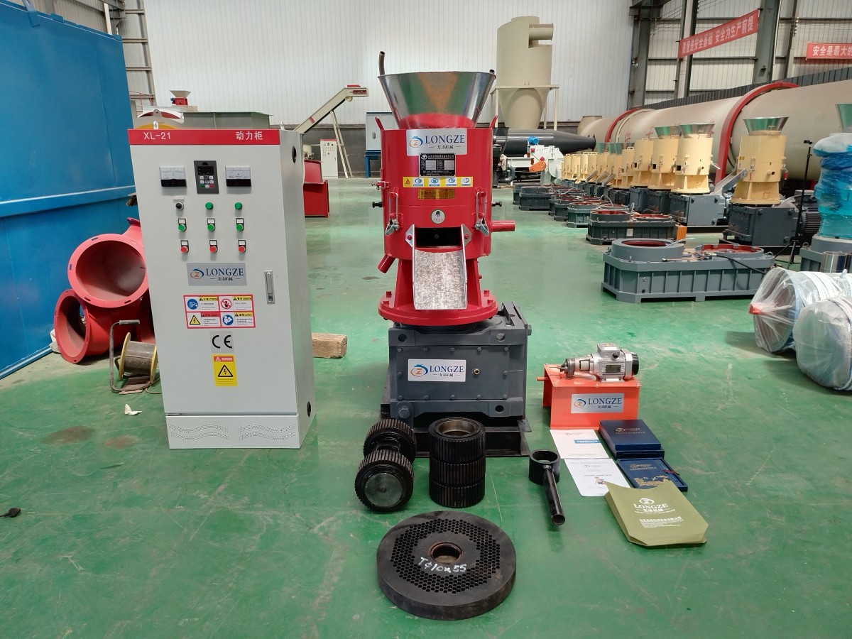 IMG_20250705_141041 LONGZE 55 KW FLAT DIE PELLET MACHINE SHIPPED TO SOUTH AMERICA