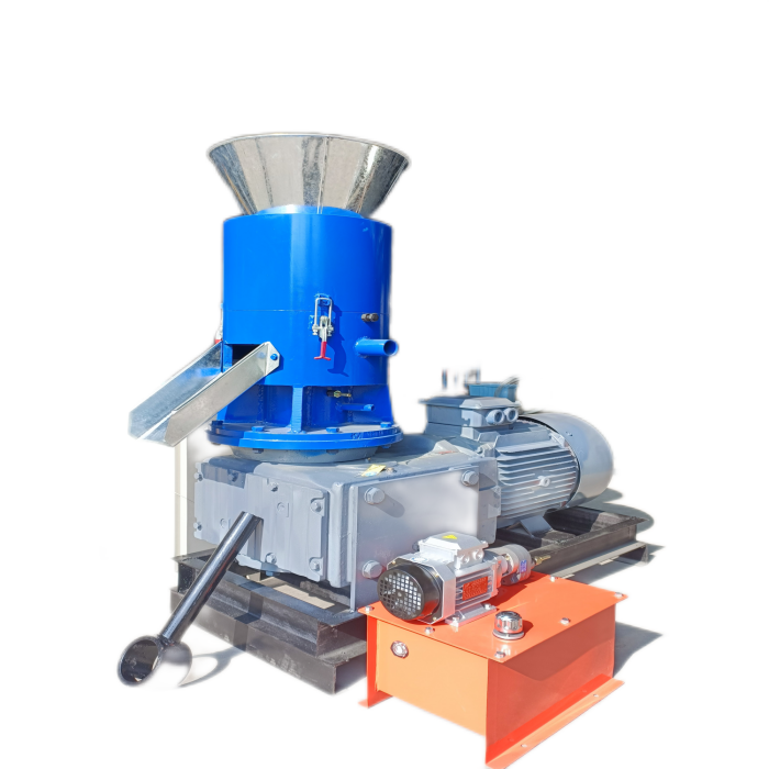 55KW SKJ450 Flat Die Wood Pellet Mchine