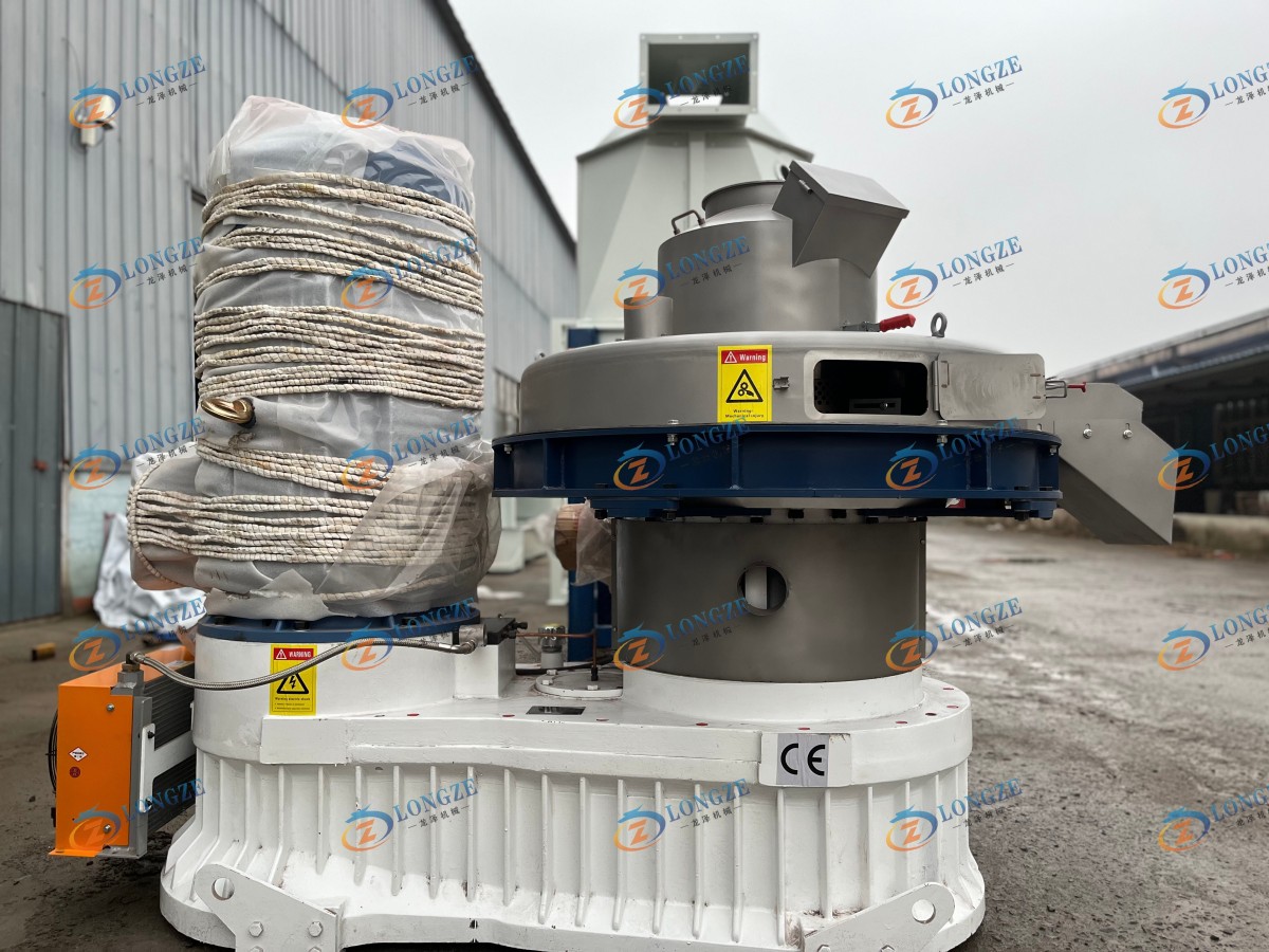 SHANDONG LONGZE ~ 2t/h wood pellet production line shipped