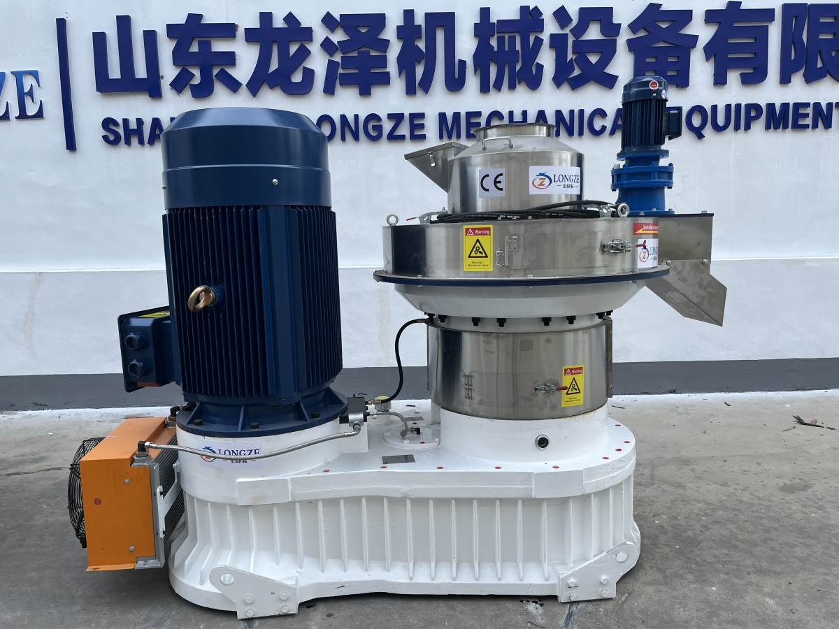 SHANDONG LONGZE~Wood pellet machine shipped to Indonesia
