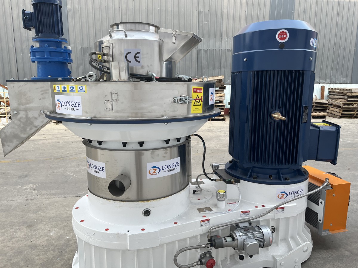 SHANDONG LONGZE~Wood pellet machine shipped to Indonesia