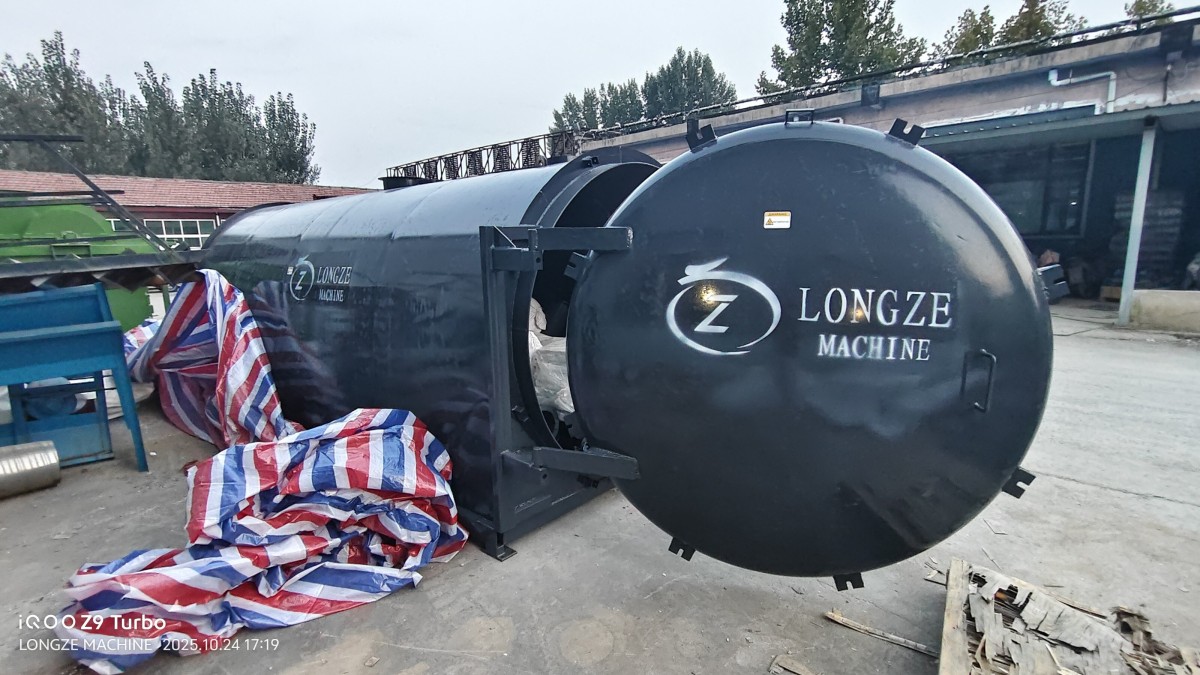 IMG_20251024_171915 Longze Horizontal Airflow Carbonization Furnace Sent