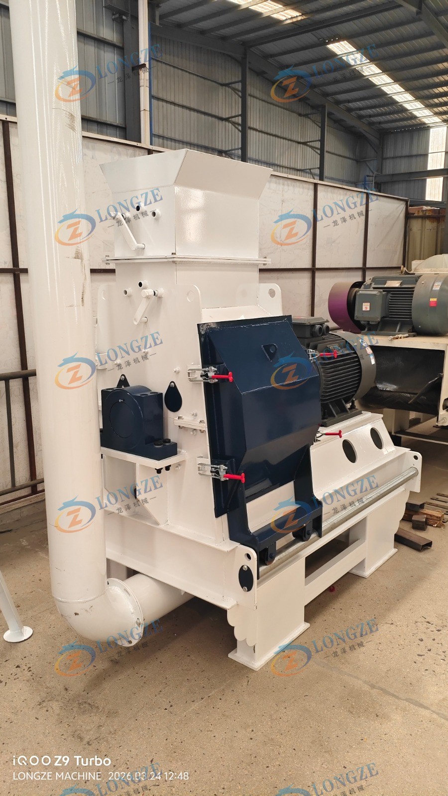 Longze 55KW Hammer Mill Display