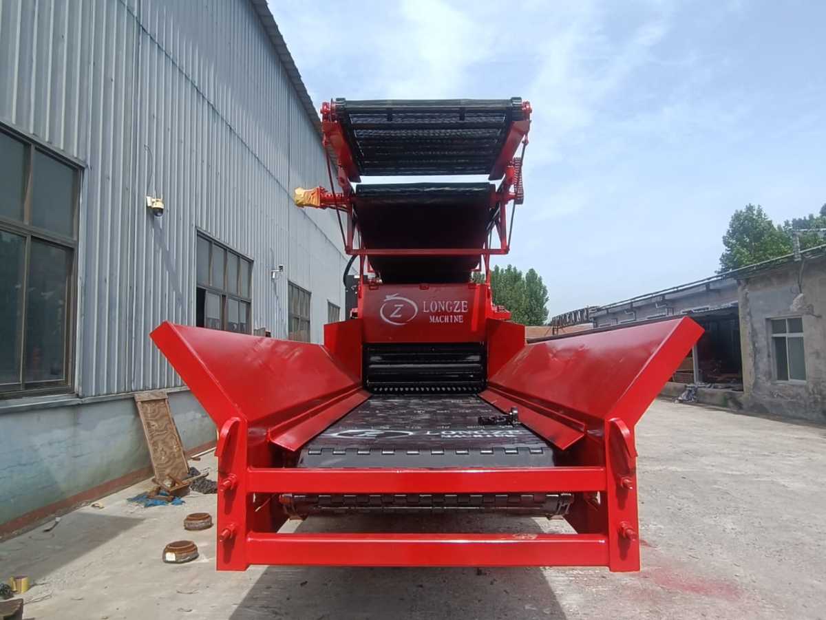??LONGZE WHOLE HYDRAULIC CONTROL CRAWLER WOOD CHIPPER SEND TO EUROPE