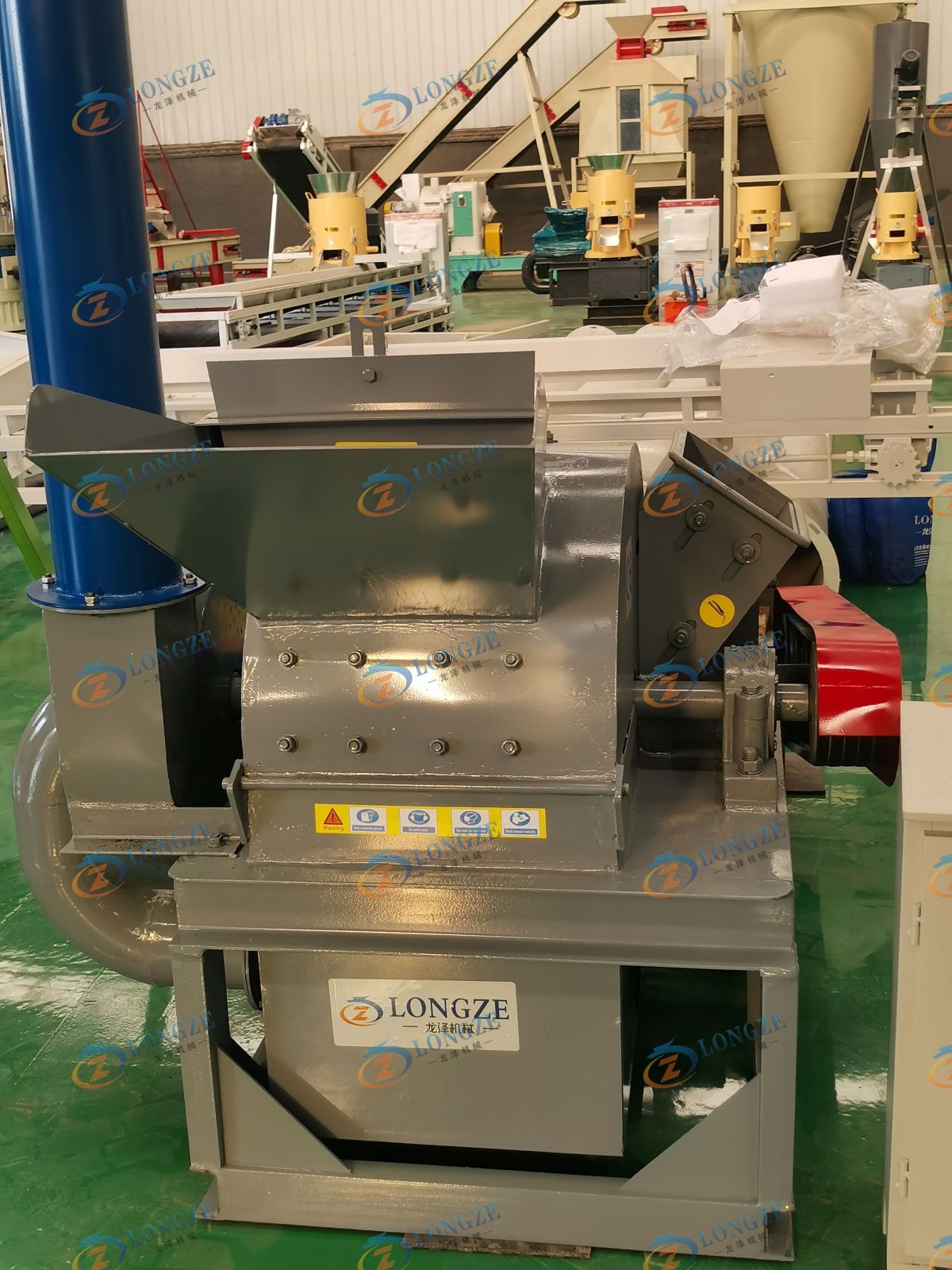 SHANDONG LONGZE Biomass Sawdust & Pellet Production Line Export