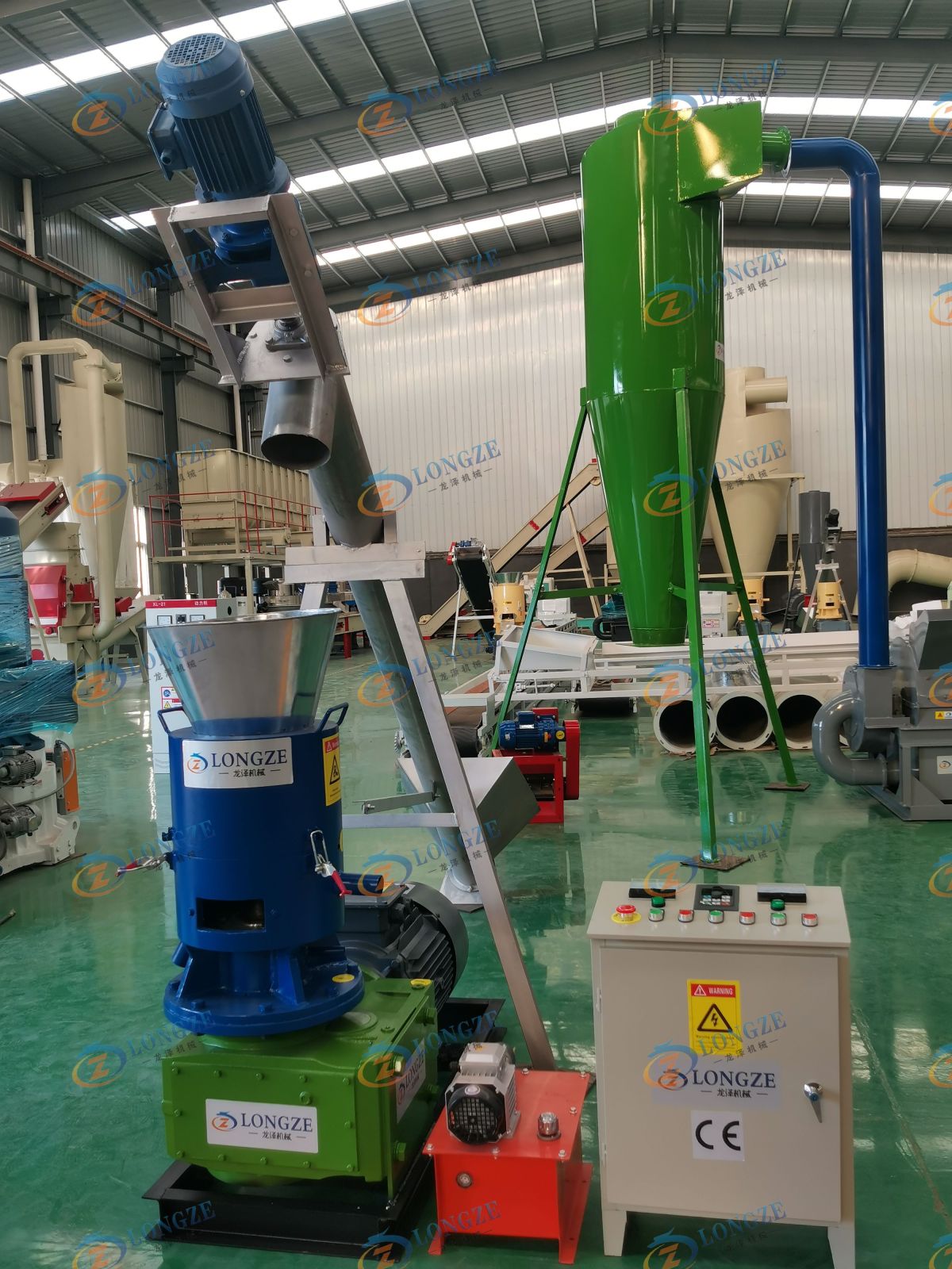 SHANDONG LONGZE Biomass Sawdust & Pellet Production Line Export