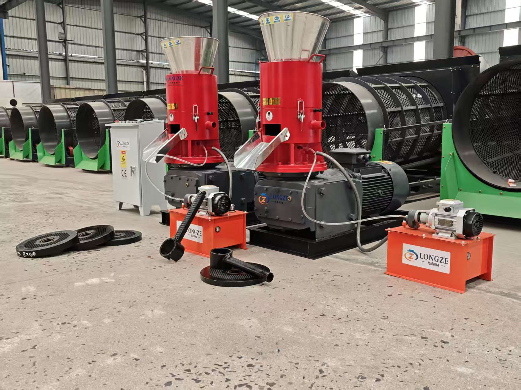 Shandong Longze Multifunctional Flat Die Pellet Mill Exported to Europe