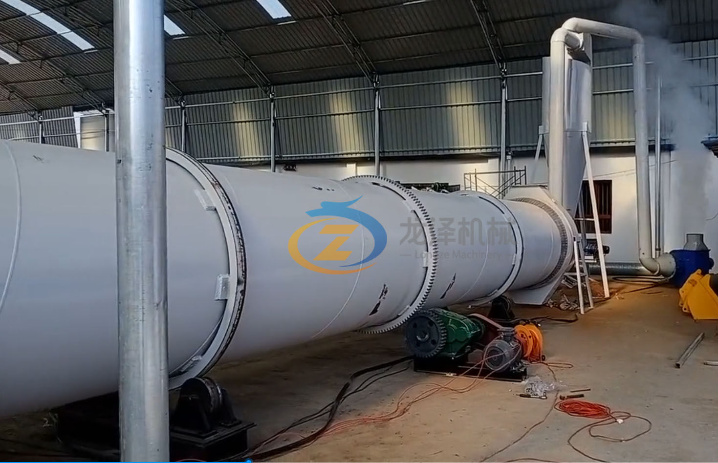 1.8x24m drum rotary dryer