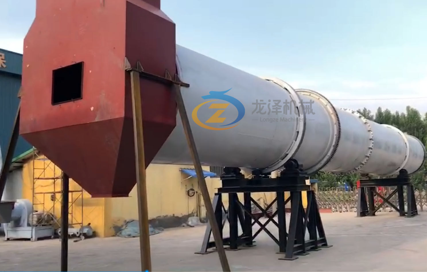 1.8x24m drum rotary dryer