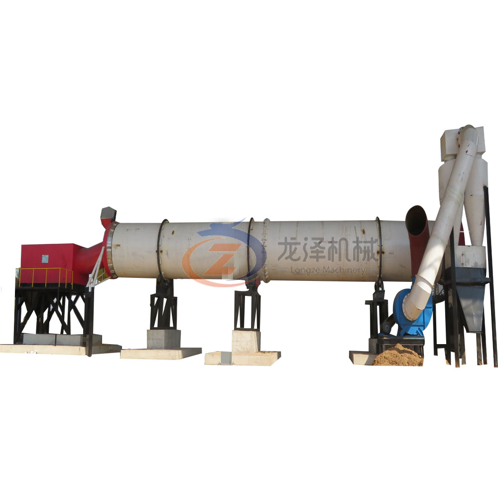 1.2x12m drum rotary dryer