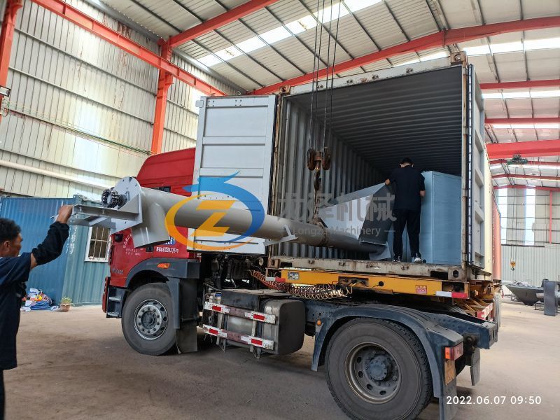 Export 132kw wood pellet machine to Indonesia