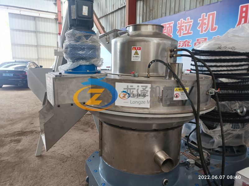 Export 132kw wood pellet machine to Indonesia