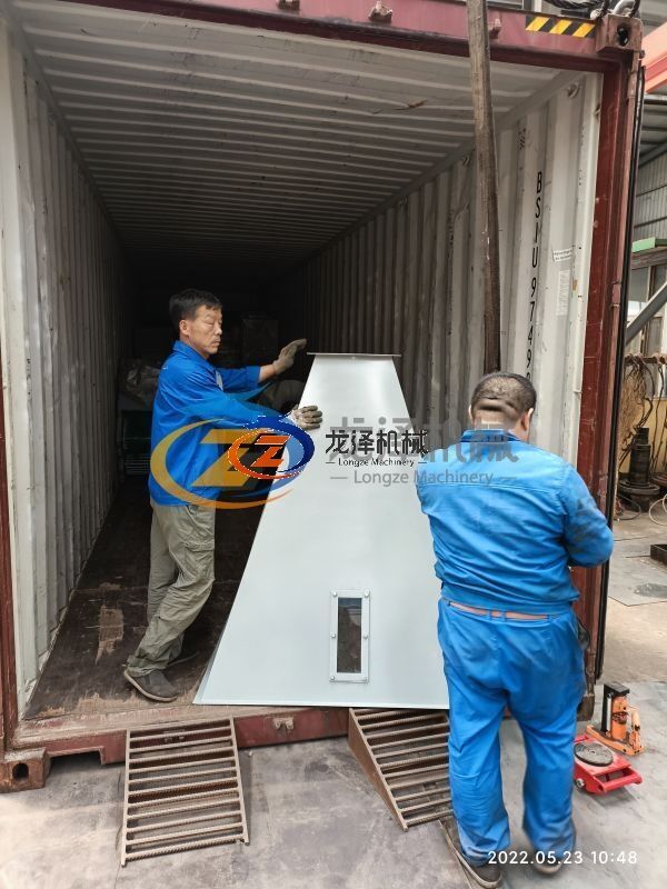 India XGJ560 1-2t/h wood pellet machine line loading