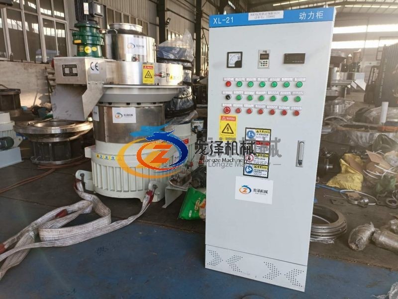 Export 90kw wood pellet machine to INDIA customer