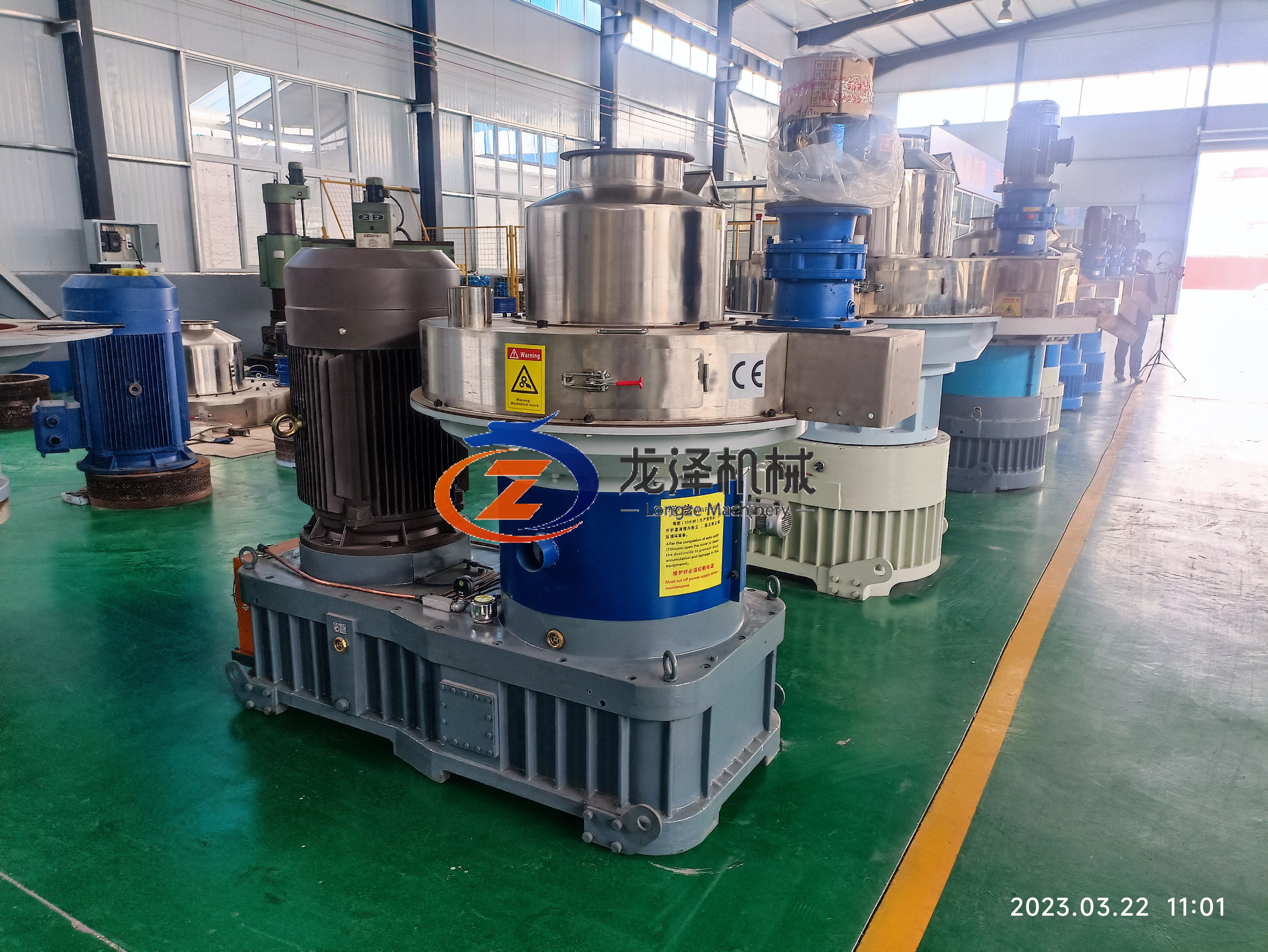 90KW XGJ560 WOOD PELLET MACHINE SENT TO INDIA