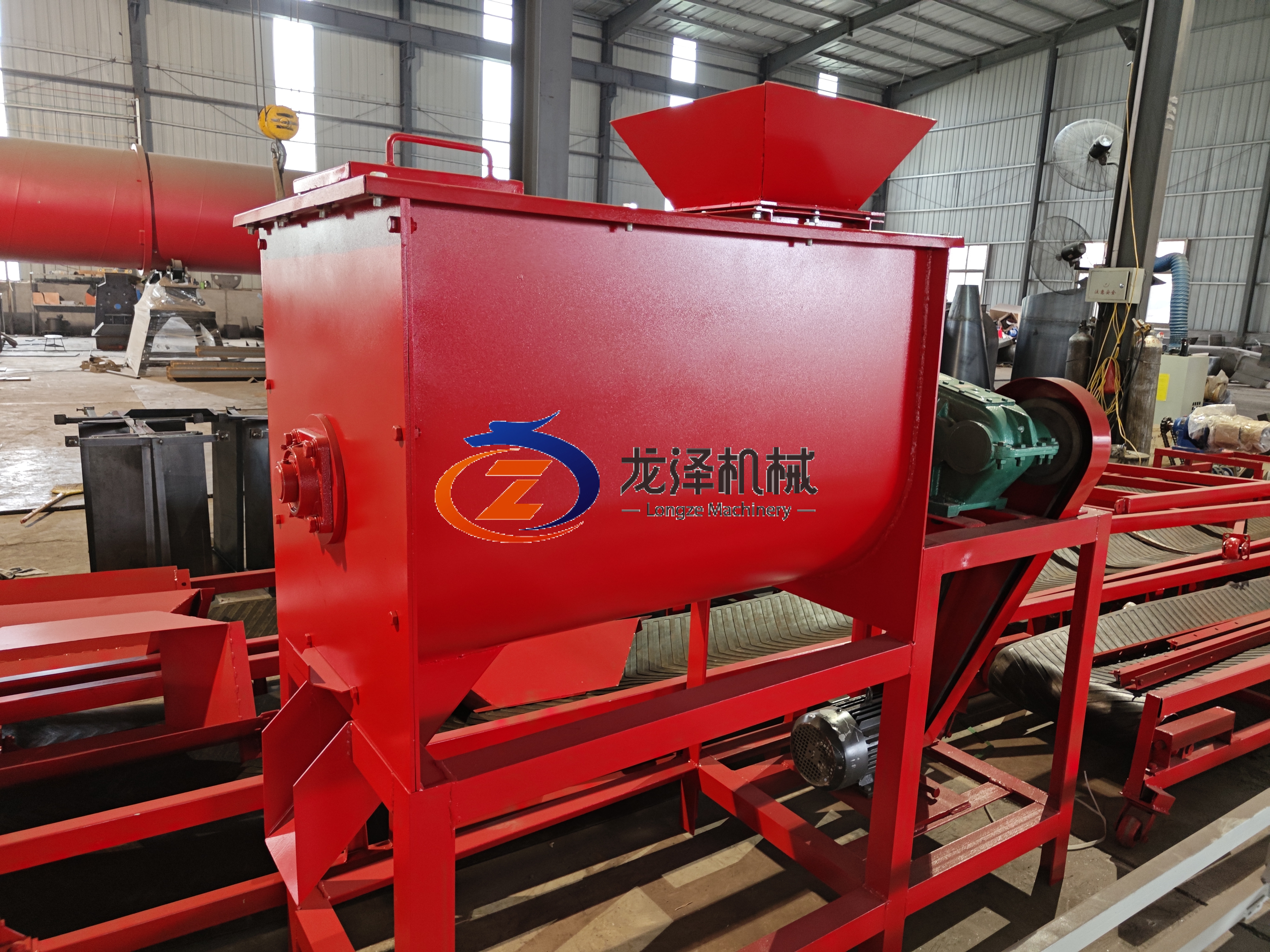 BURNER PELLET MACHINE MIXER SHIPPED TO EUROPE