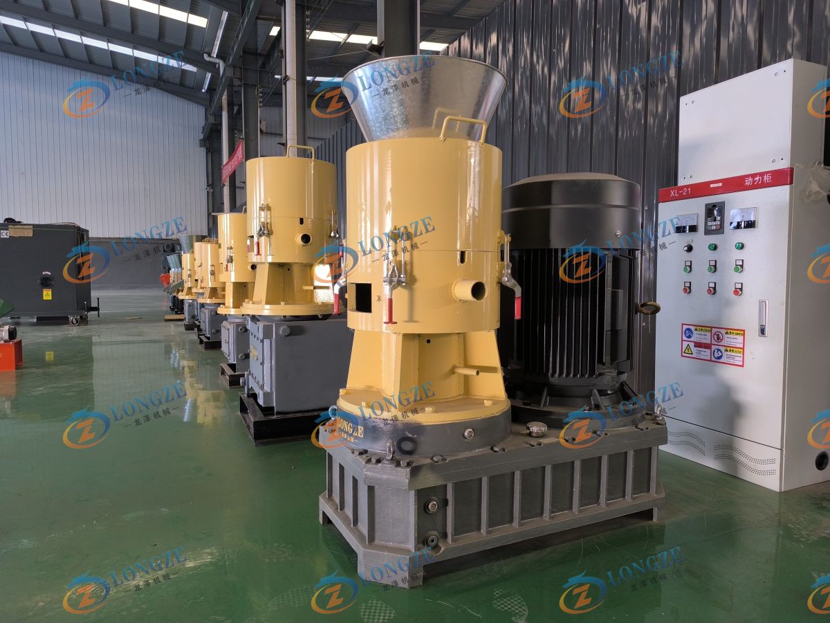 Special introduction to 55kw flat die biomass pellet machine
