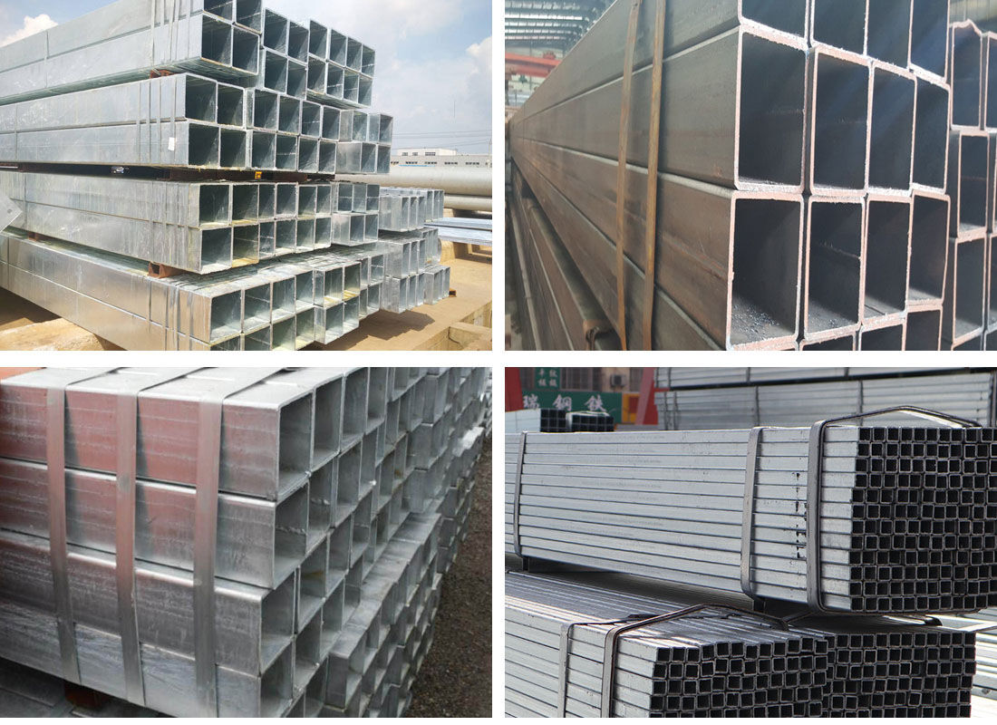 镀锌方管.jpg Galvanized Square Tubes