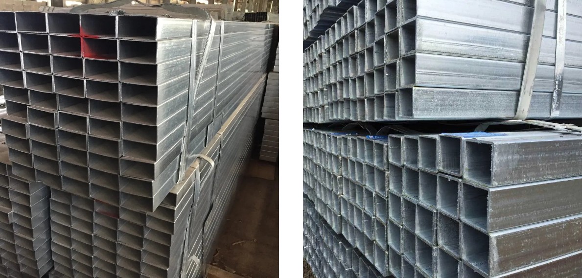 Galvanized square tubing