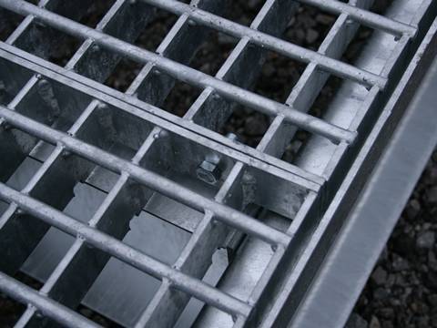 heavy duty welded steel grating- stainless steel