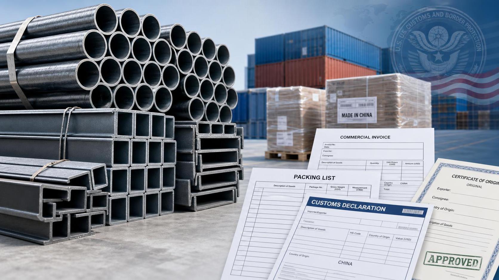 US Reviews China Steel Pipe AD Order, Q3 2026 Imports Affected