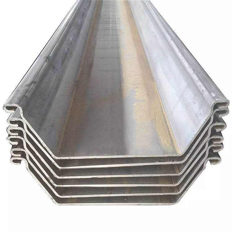 Cold formed sheet piles U profile shapes and sections sheet pile