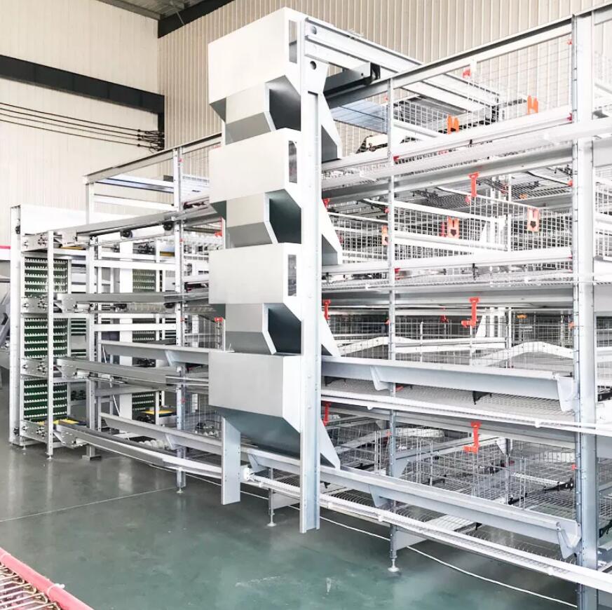 The helpful knowledge of 3 tiers 96 and 128 birds 24 nest egg chicken layer cages are designed to house hens for egg production efficiently