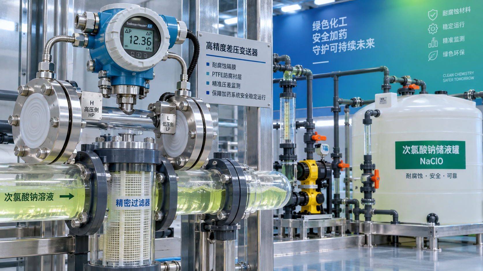 次氯酸钠差压变送器为何要重点看隔膜材质