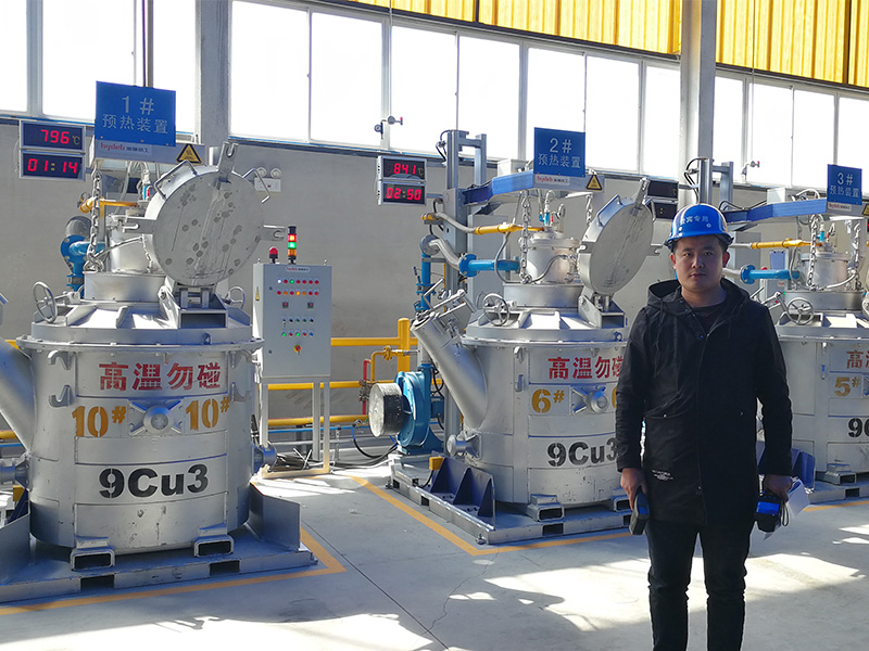 Gas Fired Molten Aluminium Transfer Ladle Preheating Equipment