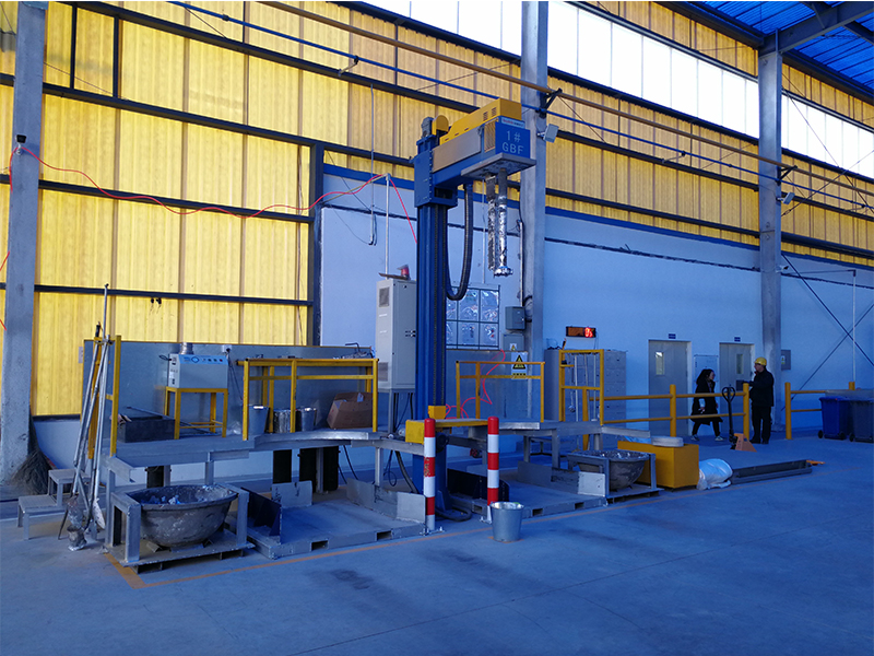 Stationary Rotary Degassing and Fluxing Unit