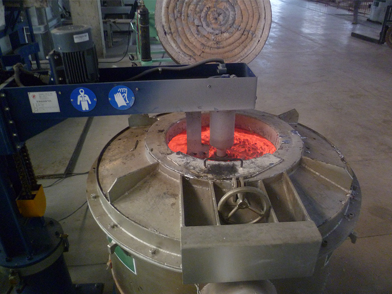 Stationary Rotary Degassing and Fluxing Unit