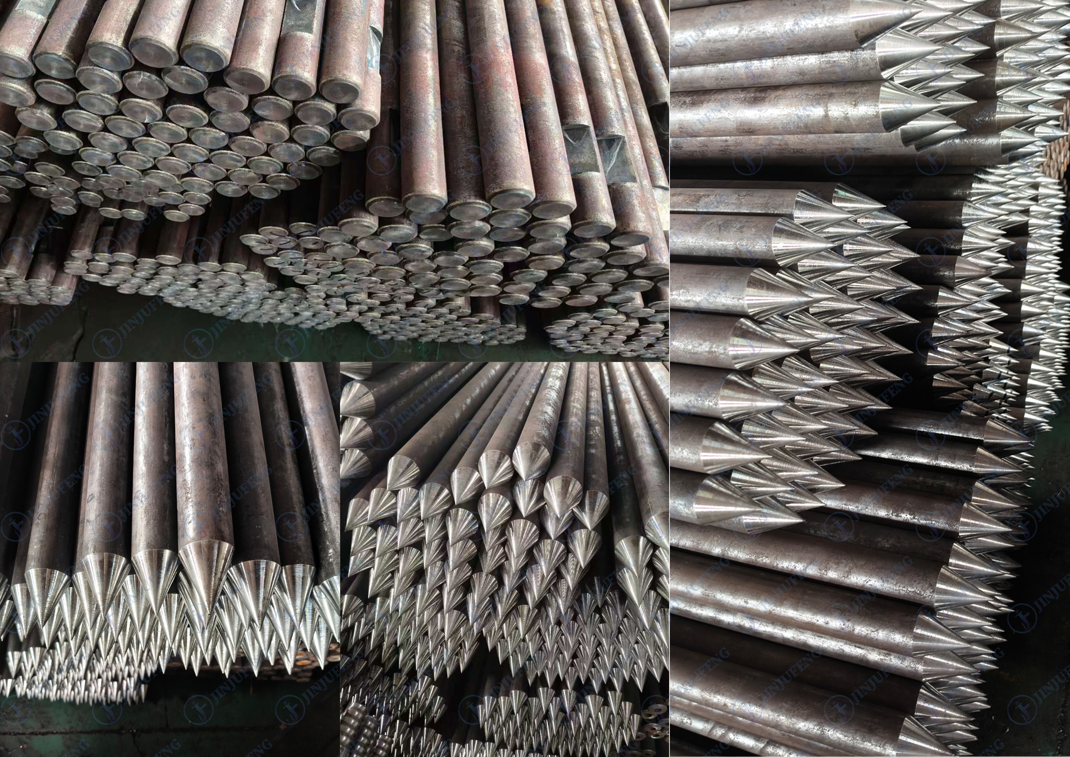 Poking drill rod