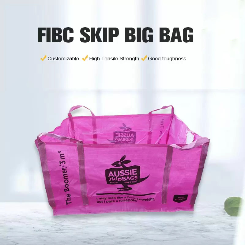Recycling Large PP Woven Skip Bags Community Garbage Construction Waste Bag