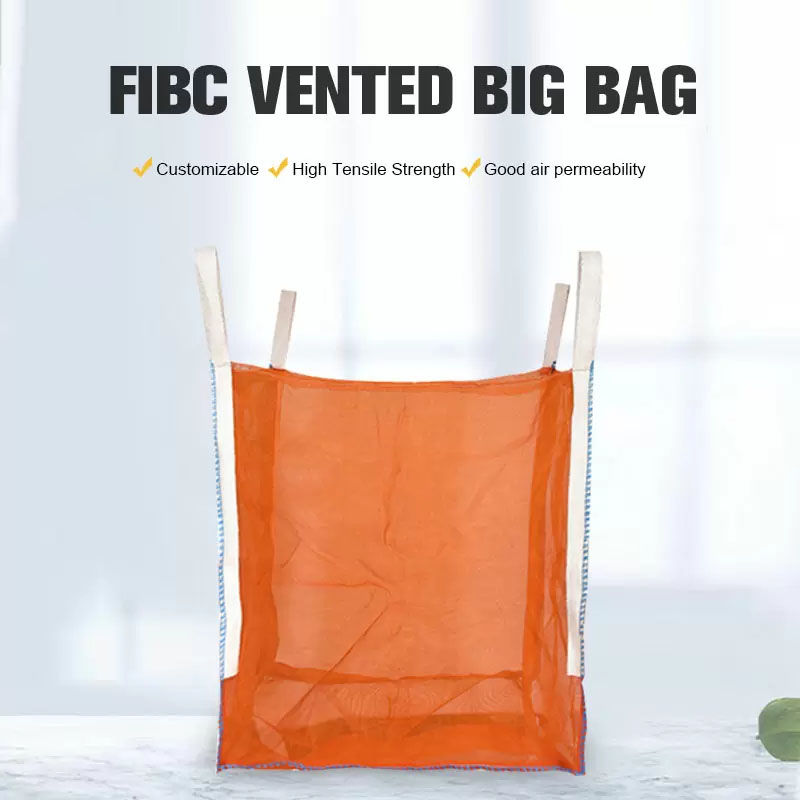 Customization Vented Jumbo Super Sack For Packing Firewood Big Breathable Bags