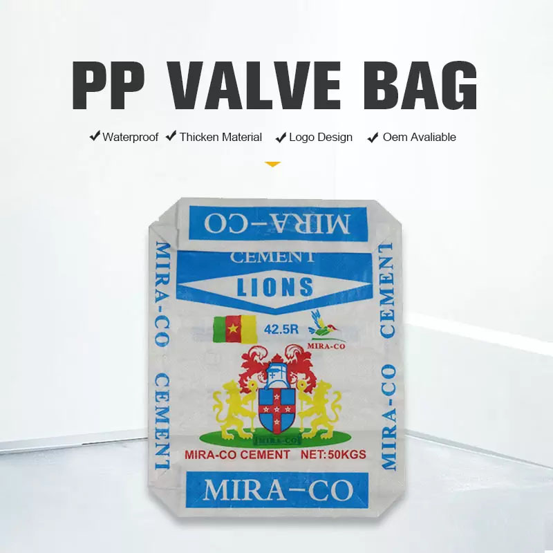 Polypropylene Woven Waterproof Putty Powder Packing Valve Bag