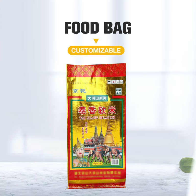 BOPP Colorful Rice Wheat Maize Woven Sacks