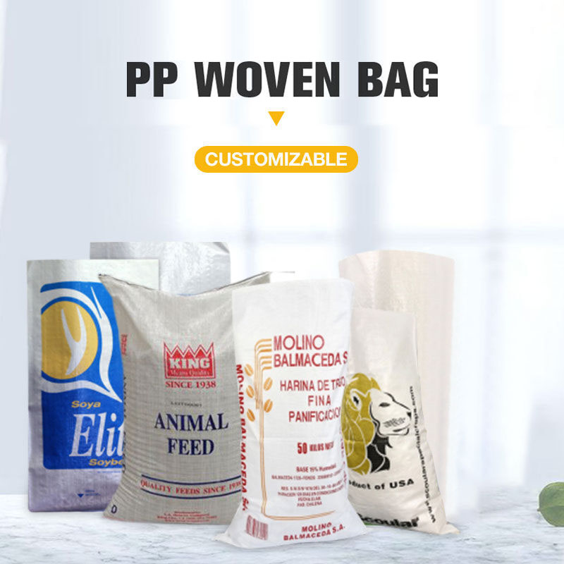 Plain PP Laminated Sacks Polypropylene Woven Chemical Packing Bag