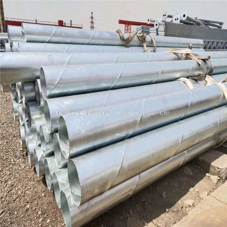 Q235, Q345 Galvanized Spiral Steel Pipe
