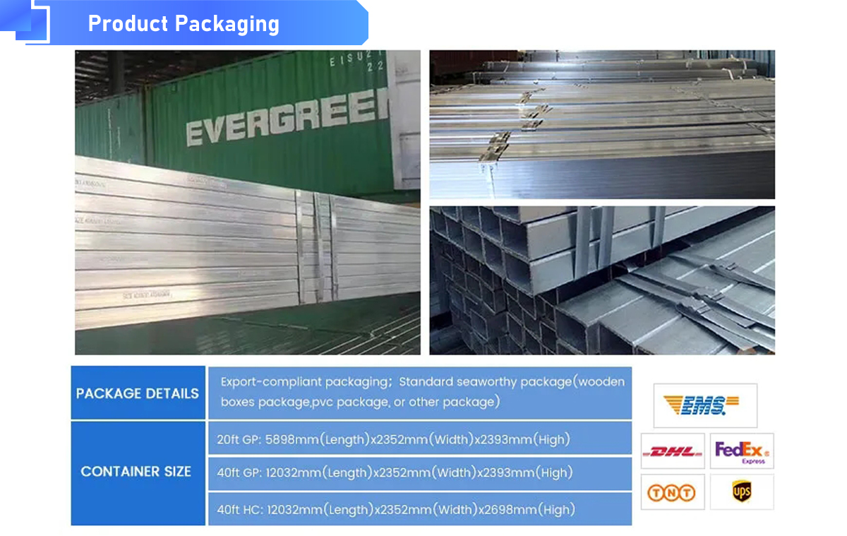 Q235 Galvanized Square Tube