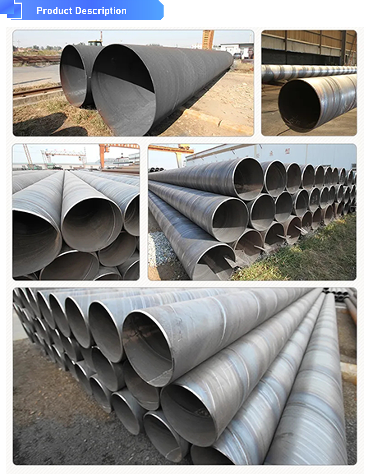 Galvanized Spiral Steel Pipe