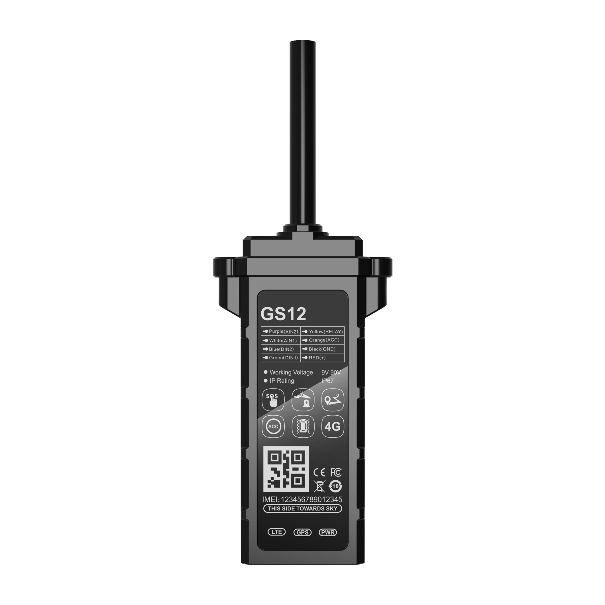 GS12 - 4G Waterproof Tracker