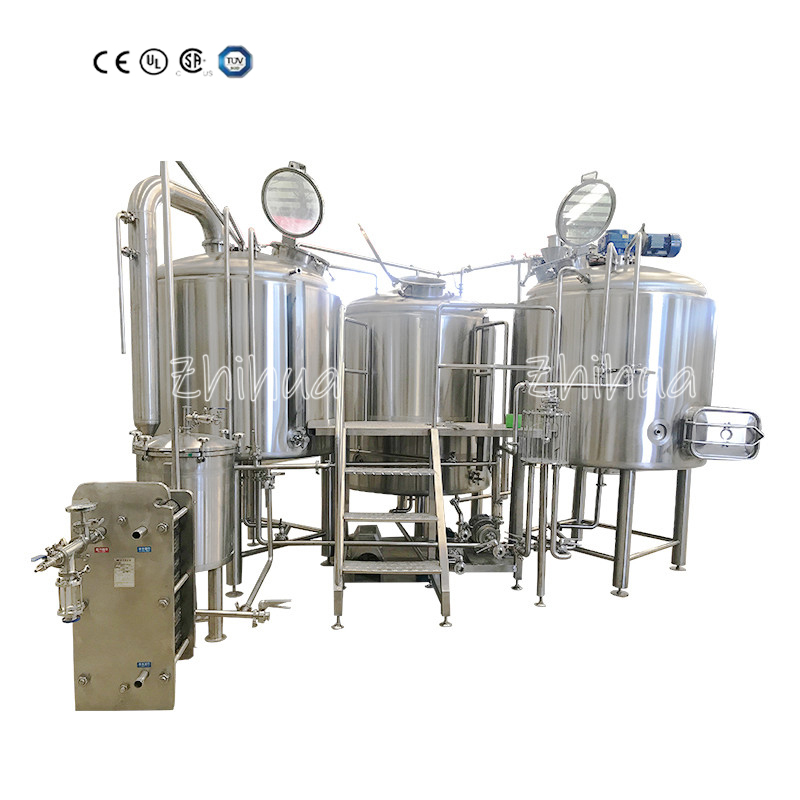 Mash Tun à vapeur en acier inoxydable 1000L
