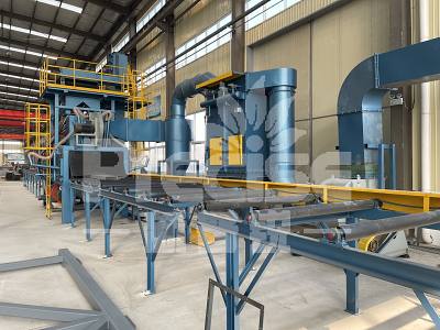 Shot blasting and sandblasting