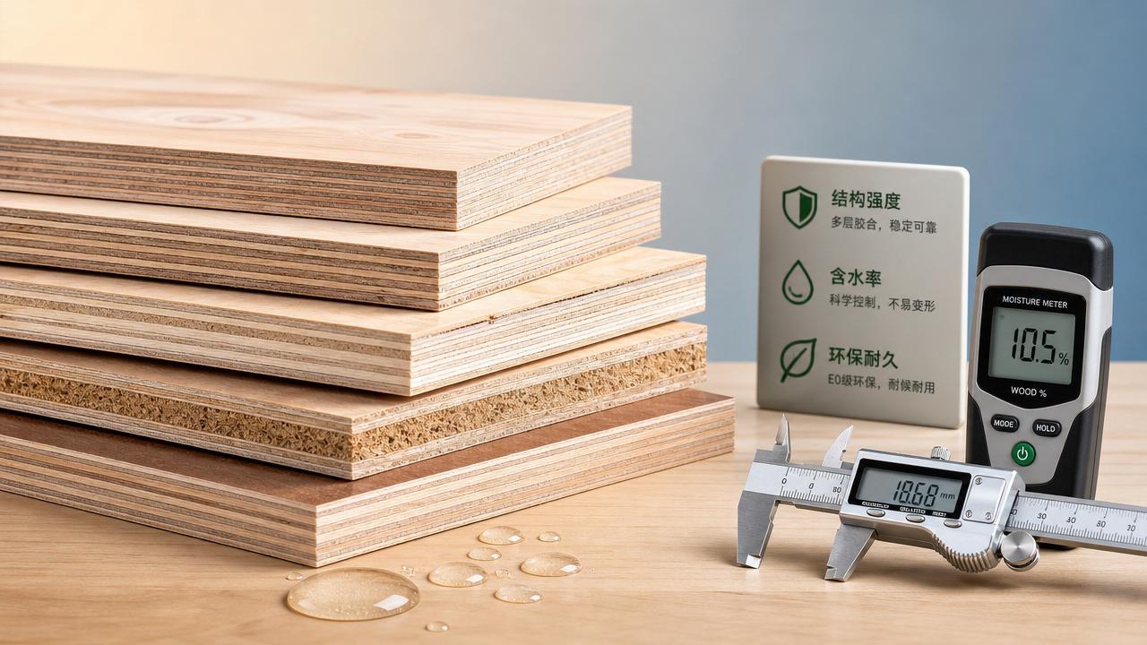 胶合板选型要看哪些性能指标 胶合板选型要看哪些性能指标