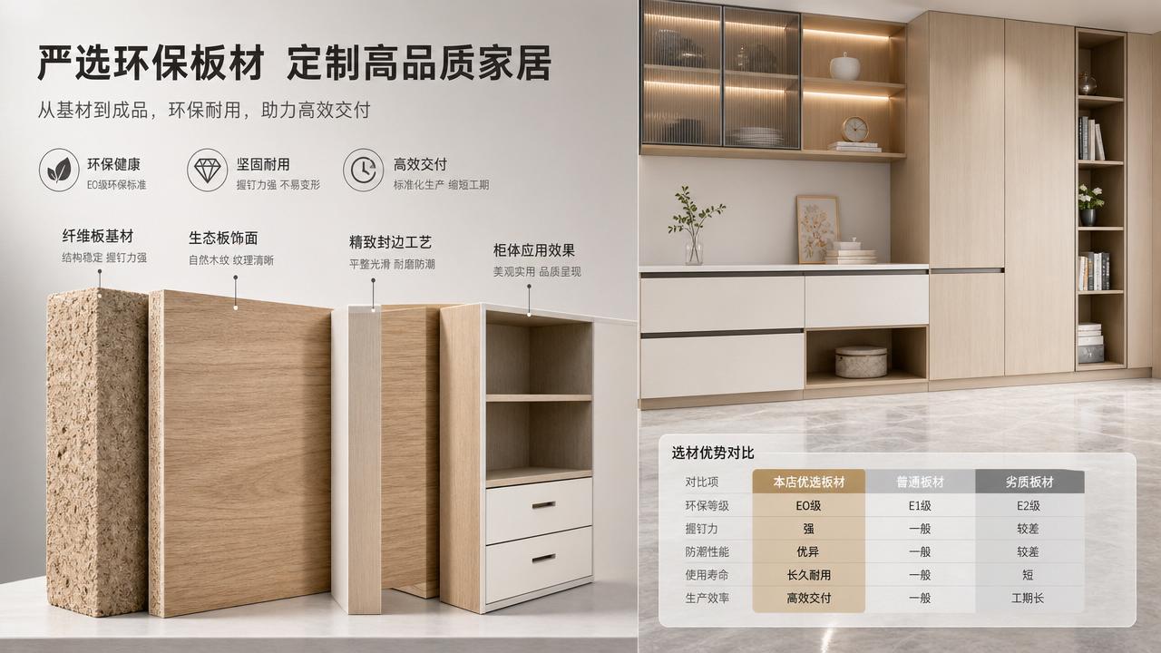 纤维板和生态板怎么选更省心 纤维板和生态板怎么选更省心