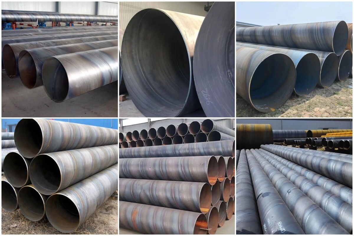 螺旋焊管拼图.jpg 20# Spiral Steel Pipe