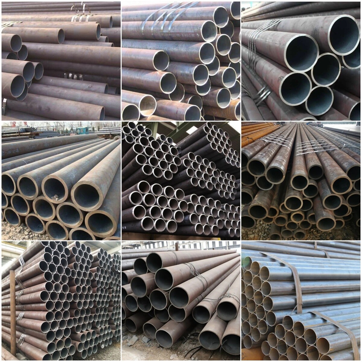 碳钢管拼图.jpg 16Mn Carbon Steel Pipe