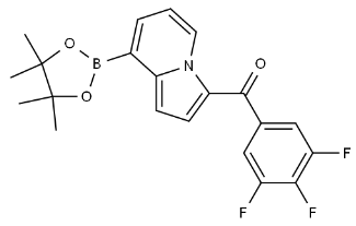 Methanone, [8-(4,4,5,5-tetramethyl-1,3,2-dioxaborolan-2-yl)-3-indolizinyl](3,4,5-trifluorophenyl)-