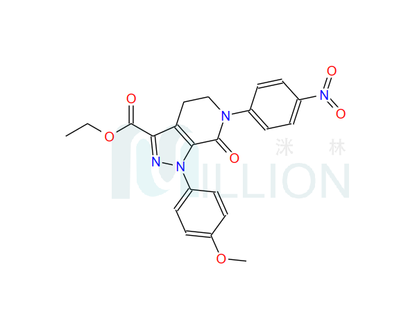 91-8;ethyl 1-(4-methoxyphenyl)-6-(4-nitrophenyl)-7-oxo-4,5,6,7-tetrahydro-1H-pyrazolo[3,4-c]pyridine-3-carboxylate